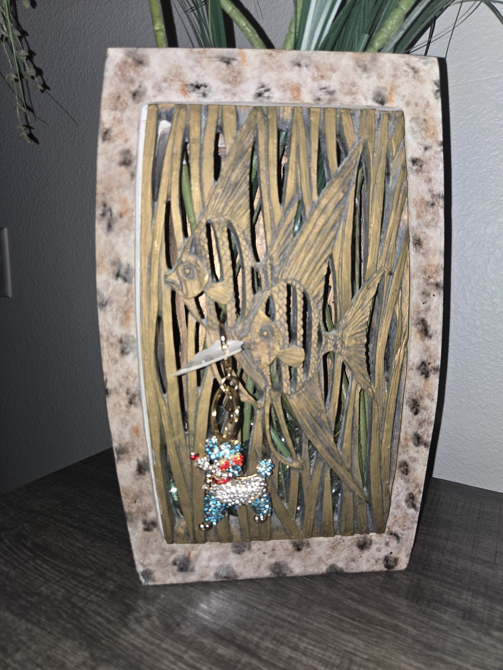 Crystal Poodle Keychain - Picture 2 of 2